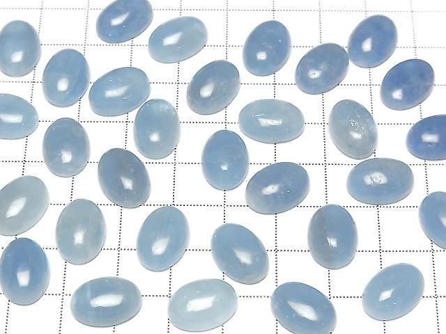 【動画】ナミビア産アクアマリンAAA オーバル カボション14×10mm 1個 サムネイル4