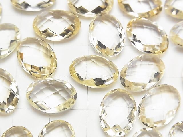 【動画】宝石質シトリンAAA- ルース オーバルカット14×10mm 2粒 サムネイル2
