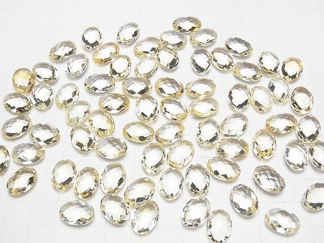 【動画】宝石質シトリンAAA- ルース オーバルカット14×10mm 2粒 サムネイル4