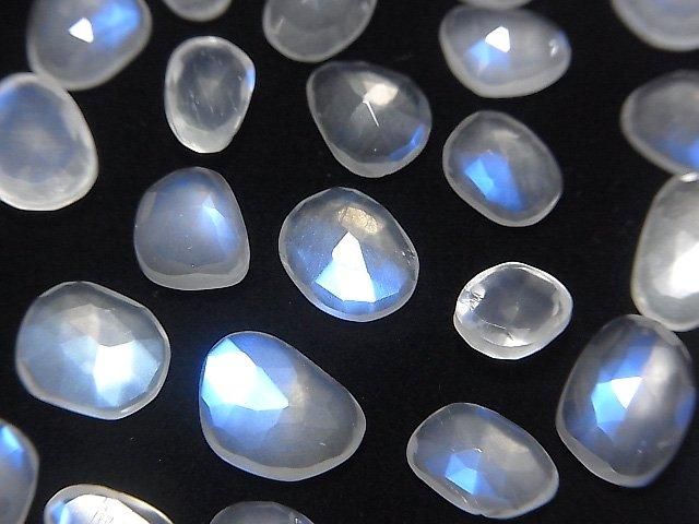 宝石質 ブルームーンストーン ルース シラー 4mm 50粒 合計12.15ct