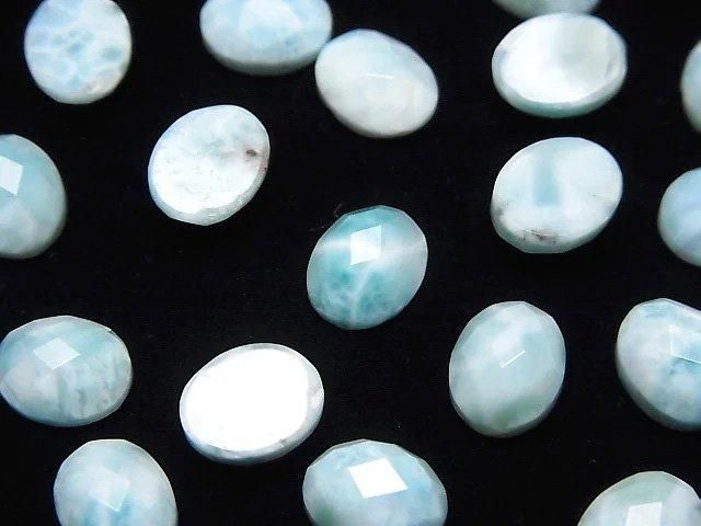 【動画】ラリマーAA++ オーバル カボションカット10×8mm 2個 サムネイル3