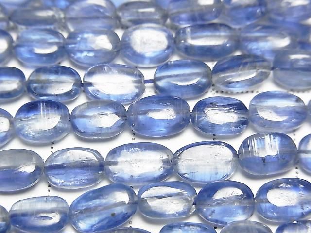 【動画】宝石質カイヤナイトAA++ オーバル 半連/1連(約38cm) サムネイル2