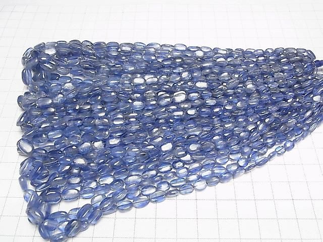 【動画】宝石質カイヤナイトAA++ オーバル 半連/1連(約38cm) サムネイル4