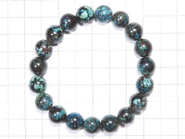 【動画】【1点もの】クリソコラ ラウンド10mm 1連(ブレス) NO.8 サムネイル2