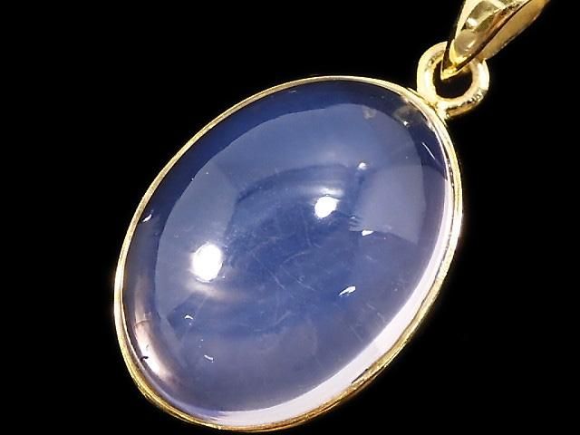 【動画】【1点もの】宝石質スコロライトAAA ペンダントトップ 18KGP製 NO.39の画像