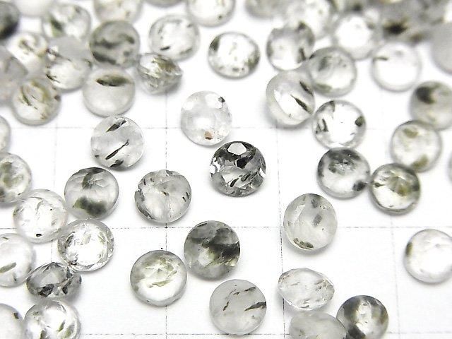 【動画】ブラックアベンチュリンクォーツ ルース ラウンドファセットカット5×5mm 10粒 サムネイル2