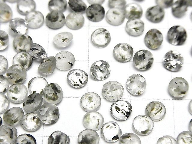 【動画】ブラックアベンチュリンクォーツ ルース ラウンドファセットカット5×5mm 10粒 サムネイル3