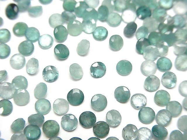 【動画】グランディディエライトAAA- ルース ラウンドファセットカット3×3mm 10粒の画像