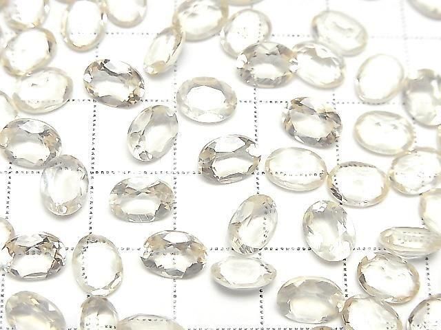 【動画】宝石質スキャポライト ルース オーバルファセットカット8×6mm 2粒 サムネイル3