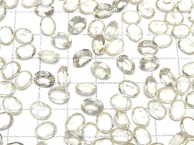 【動画】宝石質スキャポライト ルース オーバルファセットカット8×6mm 2粒 サムネイル4