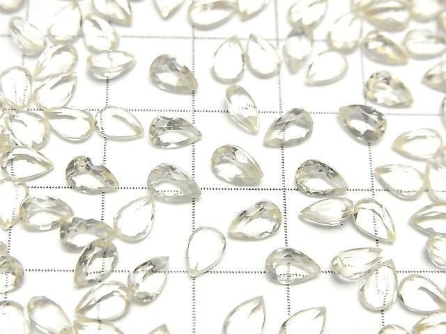 【動画】宝石質ゴールデンラブラドライトAAA ルース ペアシェイプファセットカット6×4mm 5粒 サムネイル3