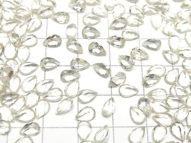 【動画】宝石質ゴールデンラブラドライトAAA ルース ペアシェイプファセットカット6×4mm 5粒 サムネイル4