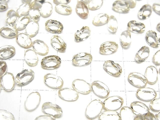 【動画】宝石質ゴールデンラブラドライトAAA ルース オーバルファセットカット6×4mm 5粒 サムネイル3