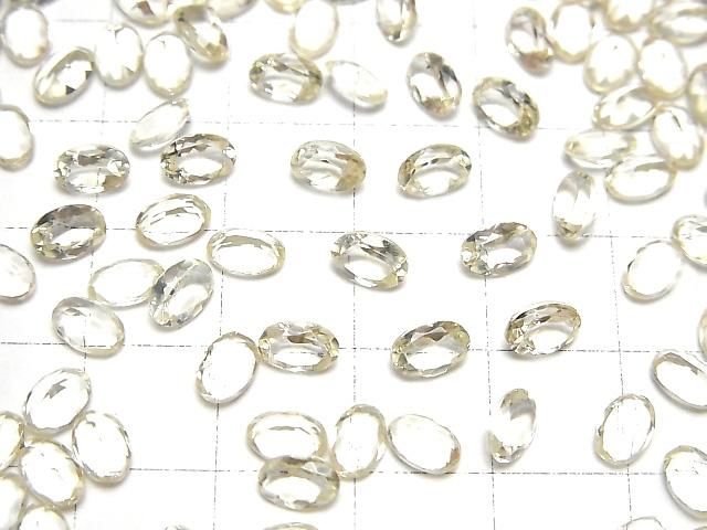 【動画】宝石質ゴールデンラブラドライトAAA ルース オーバルファセットカット6×4mm 5粒 サムネイル4