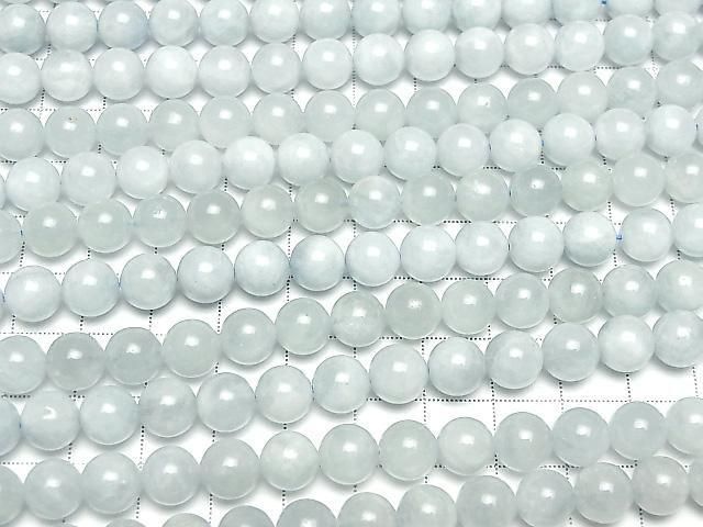 【動画】アクアマリンAA+ ラウンド8mm 半連/1連(約36cm) サムネイル3