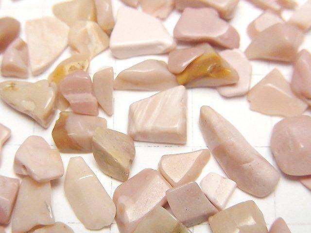 オーストラリア産ピンクオパールAAA- 穴なしチップ(さざれ) 100グラム サムネイル2