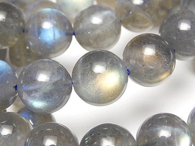 【動画】ラブラドライトAA++ ラウンド11mm 1連(ブレス)の画像