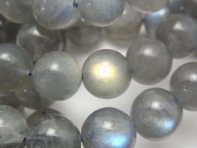 【動画】ラブラドライトAAA- ラウンド11mm 1連(ブレス)の画像