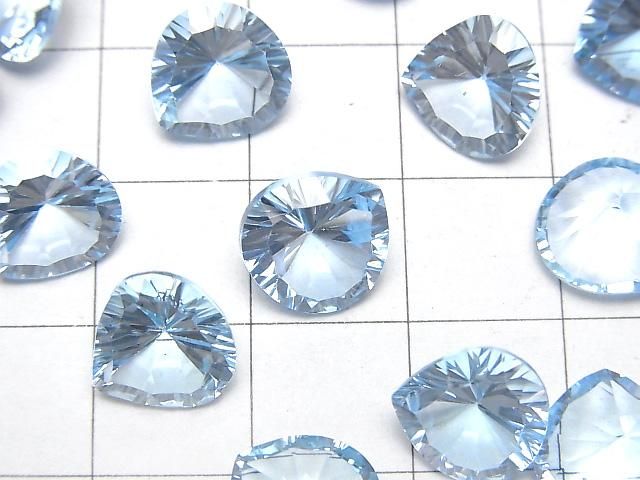 【動画】宝石質スカイブルートパーズAAA ルース マロン コンケーブカット10×10mm 1粒 サムネイル2