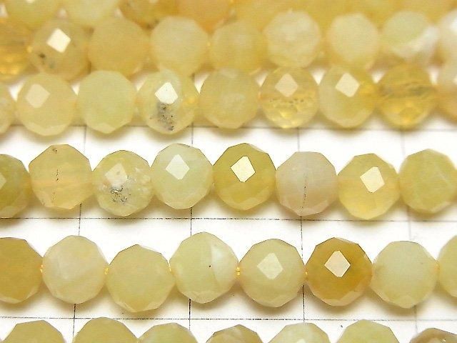 【動画】【素晴らしい輝き】イエローオパールAA+ ラウンドカット6mm 1連(約36cm) サムネイル2