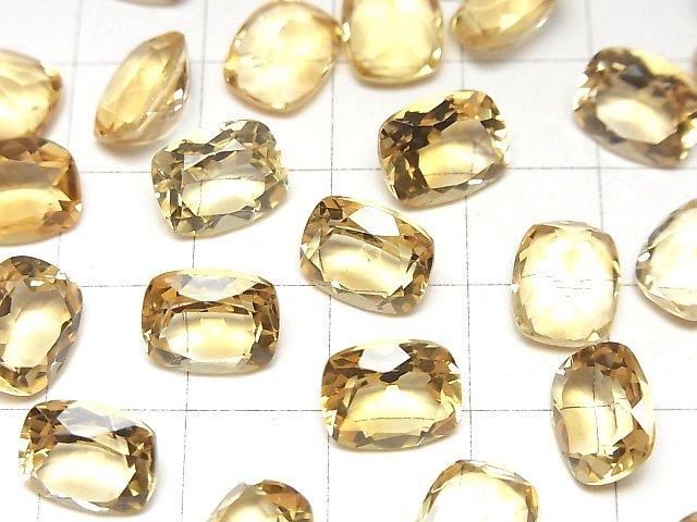 【動画】宝石質シトリンAAA ルース レクタングルファセットカット10×8mm 3粒 サムネイル3
