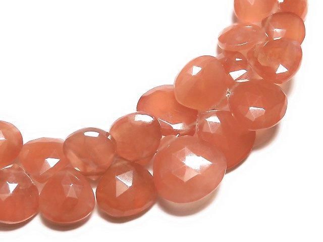 【動画】【1点もの】ペルー産インカローズAAA- 大粒マロン ブリオレットカット 1連(約18cm) NO.2の画像