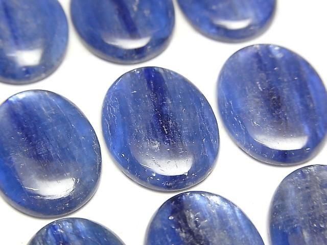 【動画】カイヤナイトAAA- オーバル カボション20×15mm 1個の画像