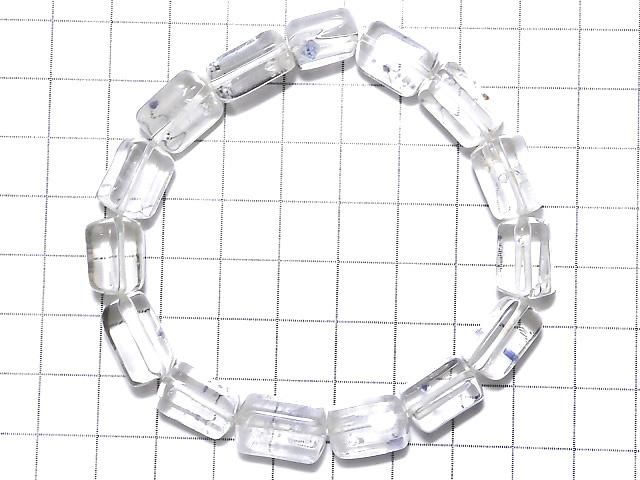 【動画】【1点もの】フローライトインクォーツ ラフチューブ~タンブルカット 1連(ブレス) NO.10 サムネイル2