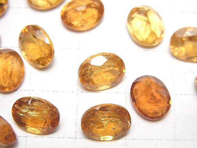 【動画】宝石質インペリアルトパーズAAA- ルース オーバルファセットカット10×8mm 2粒 サムネイル2