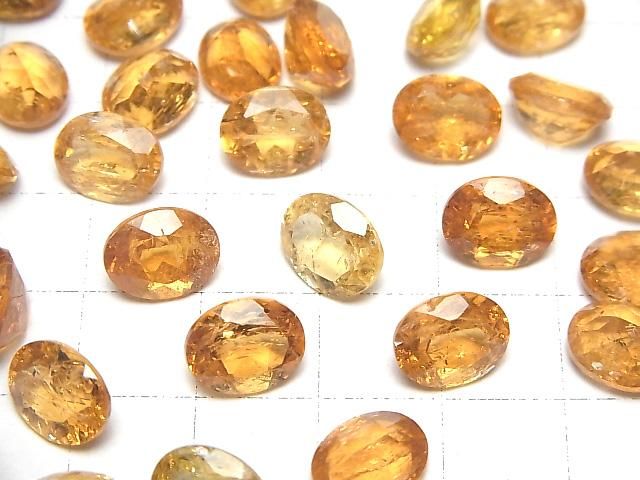 【動画】宝石質インペリアルトパーズAAA- ルース オーバルファセットカット10×8mm 2粒 サムネイル3