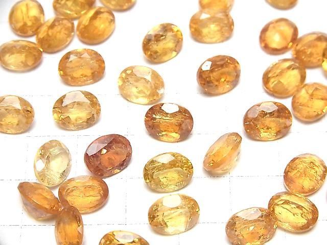 【動画】宝石質インペリアルトパーズAAA- ルース オーバルファセットカット10×8mm 2粒 サムネイル4