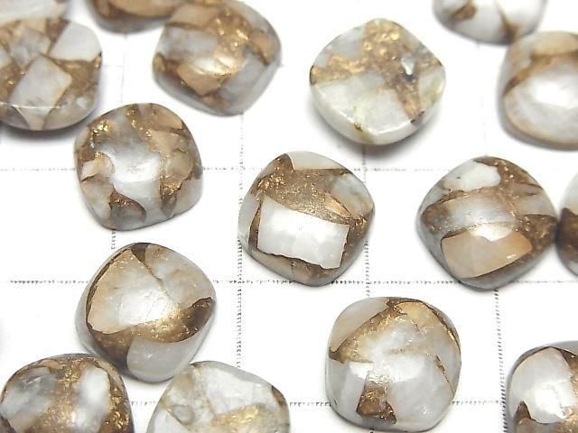 【動画】コッパーカルサイトAAA スクエア カボション10×10mm 2個 サムネイル2