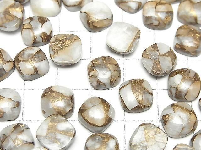 【動画】コッパーカルサイトAAA スクエア カボション10×10mm 2個 サムネイル3