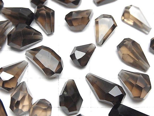 【動画】宝石質スモーキークォーツAAA 片穴ラフドロップカット 3粒 サムネイル3