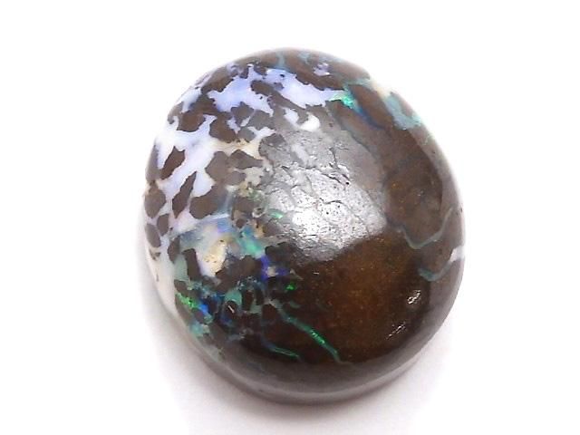 【動画】【1点もの】オーストラリア産ボルダーオパールAAA カボション 1個 NO.31の画像