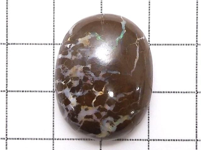 【動画】【1点もの】オーストラリア産ボルダーオパールAAA カボション 1個 NO.34 サムネイル2