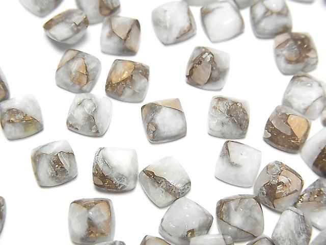 【動画】コッパーカルサイトAAA シュガーローフカット6×6mm 3個の画像