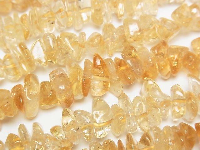 【動画】シトリンAA+ チップ(ミニタンブル) 1連(約40cm)の画像
