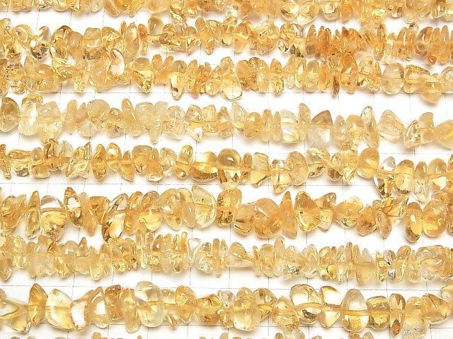 【動画】シトリンAA+ チップ(ミニタンブル) 1連(約40cm) サムネイル3