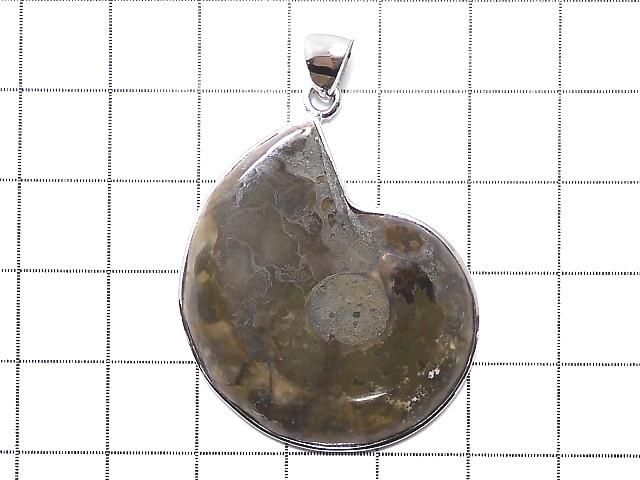 【動画】【1点もの】アンモナイト ペンダントトップ SILVER925製 NO.4 サムネイル2