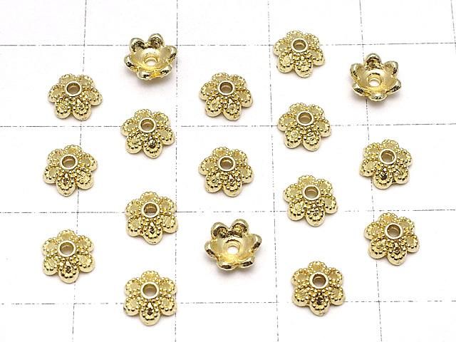 メタルパーツ ビーズキャップ5×5×2mm ゴールドカラー 10個 サムネイル4