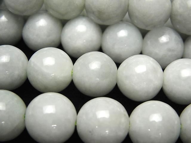 【動画】ビルマ翡翠(ジェイダイト)AA++ ラウンド12mm 1/4連〜1連(約37cm)の画像