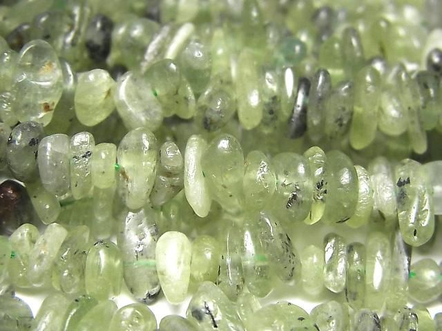 【動画】グリーンカイヤナイトAA チップ(ミニタンブル) 1連(約37cm)の画像