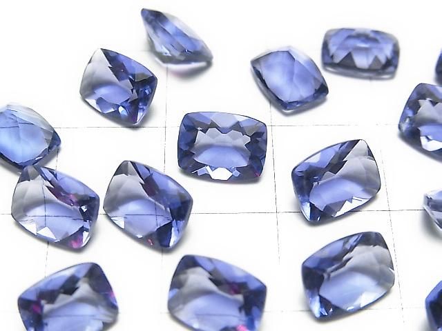 【動画】宝石質カラーチェンジフローライトAAA ルース レクタングルファセットカット8×6×4mm 1粒 サムネイル2
