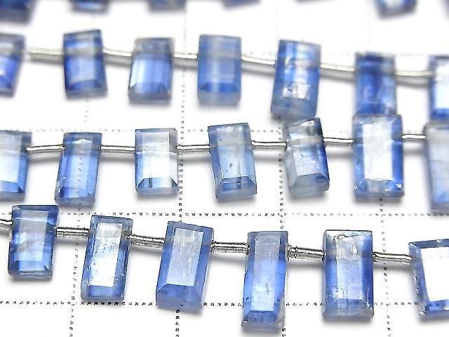 【動画】宝石質カイヤナイトAA++ レクタングルカット 半連/1連(約20cm) サムネイル2