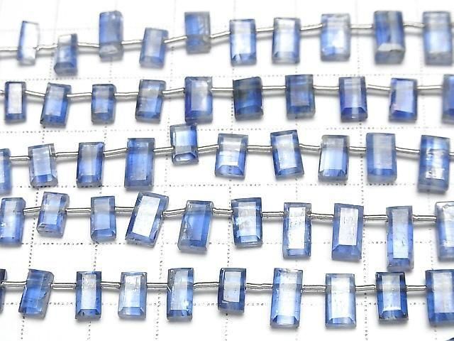 【動画】宝石質カイヤナイトAA++ レクタングルカット 半連/1連(約20cm) サムネイル3