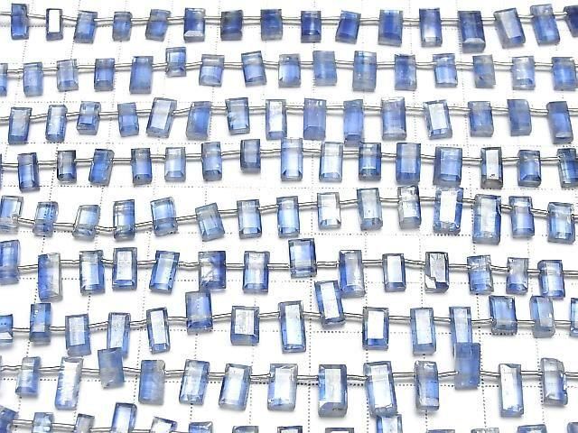 【動画】宝石質カイヤナイトAA++ レクタングルカット 半連/1連(約20cm) サムネイル4