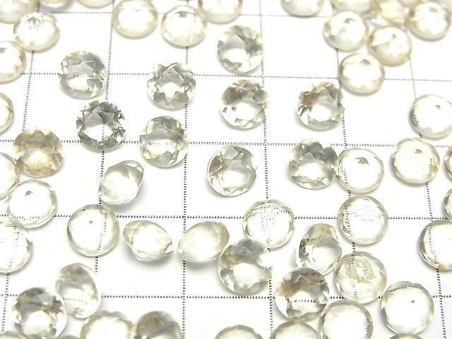【動画】宝石質ゴールデンラブラドライトAAA ルース ラウンドファセットカット6×6mm 2粒 サムネイル3