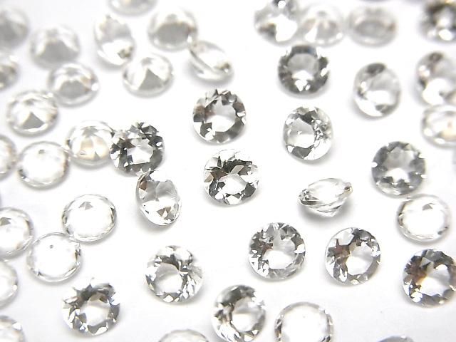 【動画】宝石質スキャポライト ルース ラウンドファセットカット4×4mm 5粒の画像