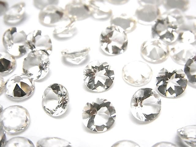 【動画】宝石質スキャポライト ルース ラウンドファセットカット6×6mm 2粒の画像